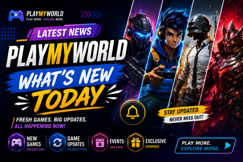 Latest News PlayMyWorld