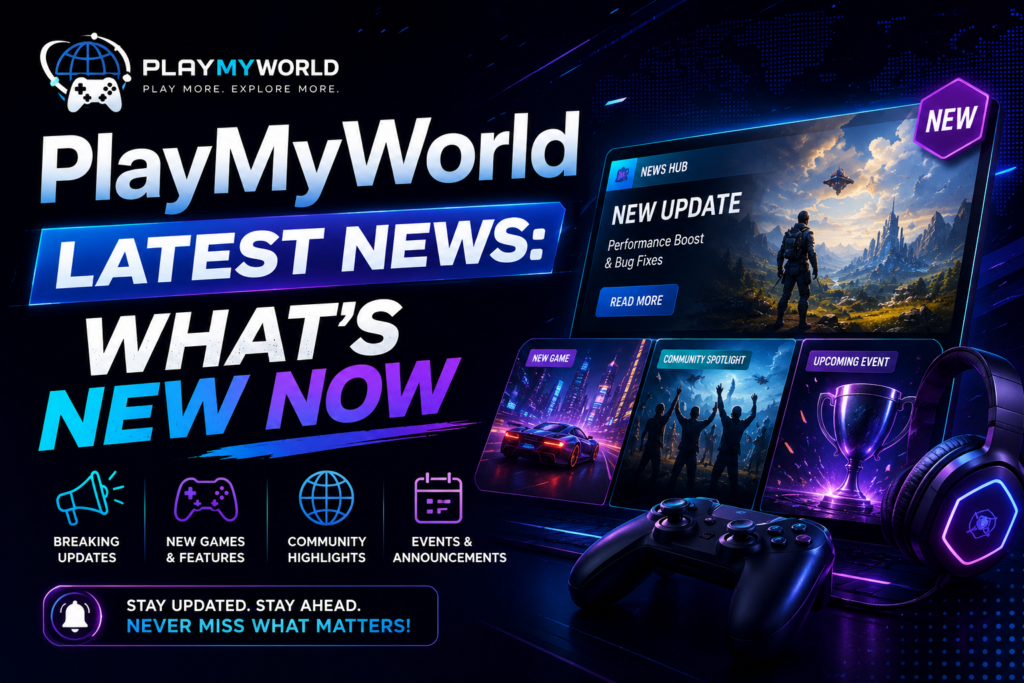 PlayMyWorld Latest News